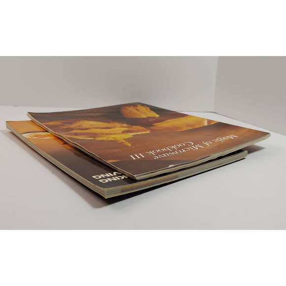 Vintage Microwave Cookbooks Lot of 2 Magic of Cook Book and Emerson Cooking 80s - Picture 12 of 12